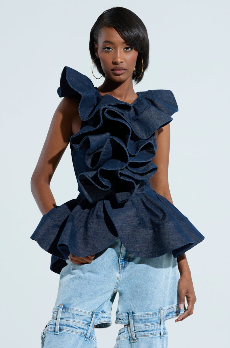 MISS FASHIONISTA SLEEVELESS BLOUSE