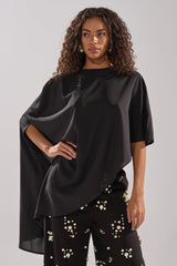 SOMETHING DIFFERENT OVERSIZED ASYMMETRICAL TEE