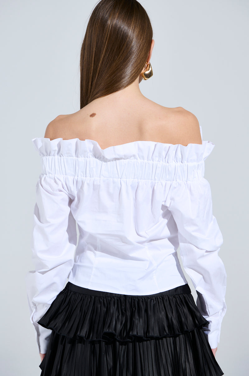 BOWED UP BLOUSE