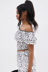 SET YOU FREE OFF THE SHOULDER BLOUSE