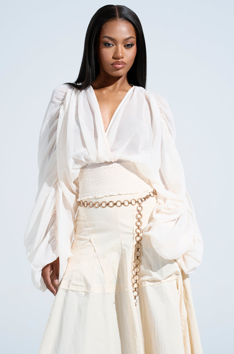 JUST KEEP GOING BLOUSE