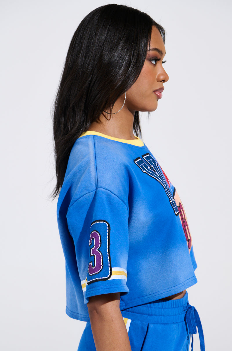 THREE ONE TWO CROP TEE