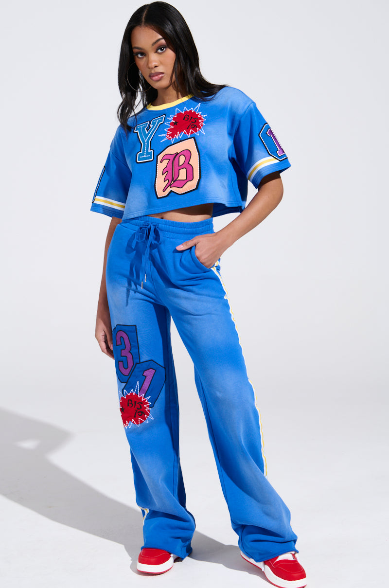 THREE ONE TWO CROP TEE