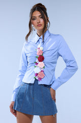 BOUQUET BUTTON DOWN SHIRT