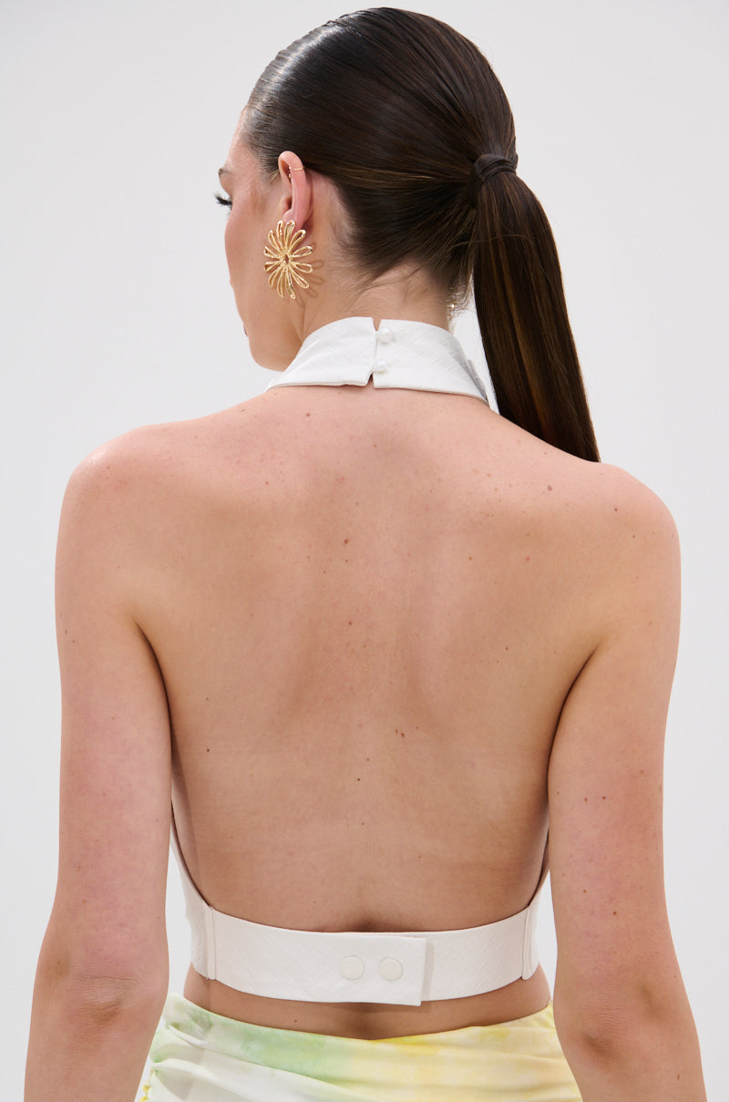 GOING NO WHERE HALTER BLOUSE