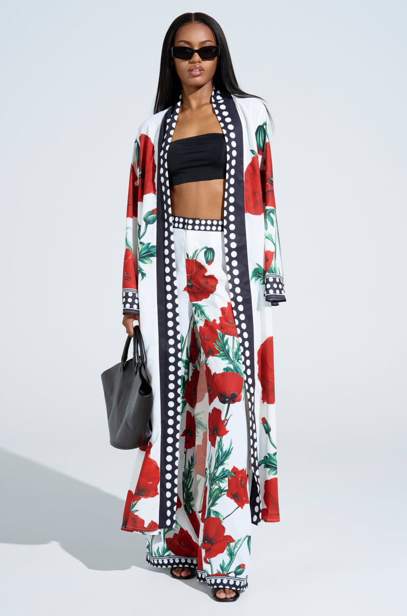 BELLADONNA CHIFFON DUSTER