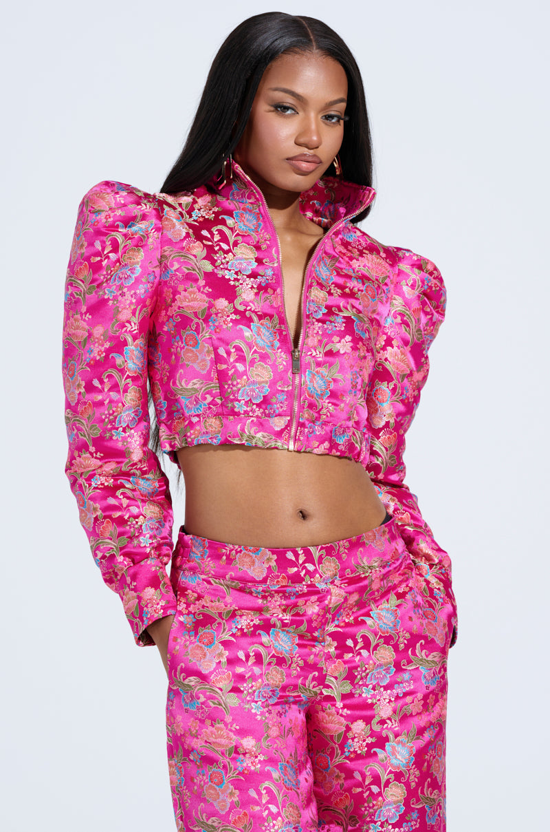 JULES BROCADE BOMBER