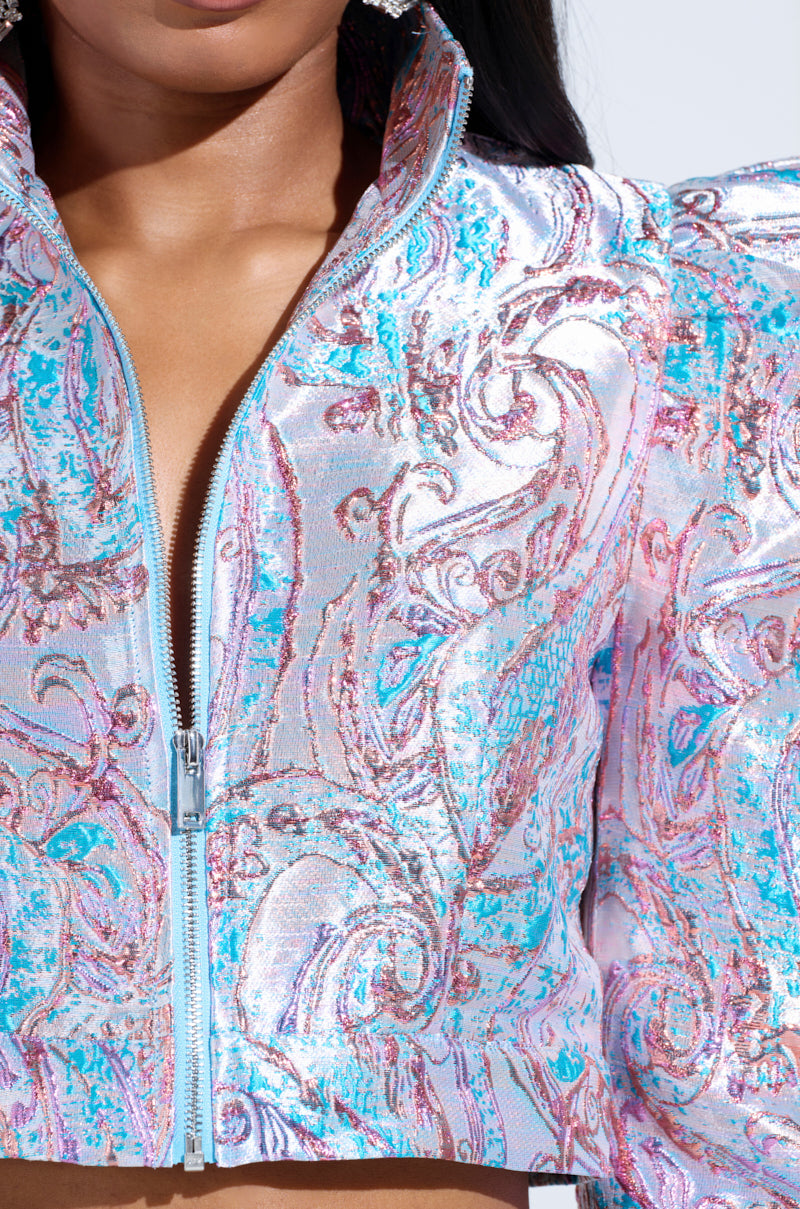 DELILAH PUFF SHOULDER BOMBER