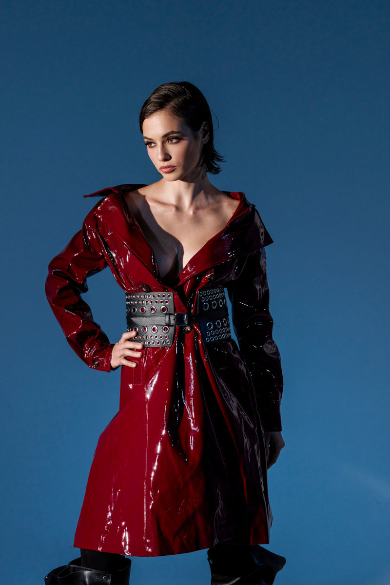 MITICA PATENT TRENCH COAT
