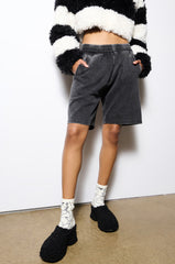 AZALEA WANG MORTICIA BLACK SHERPA CLOG