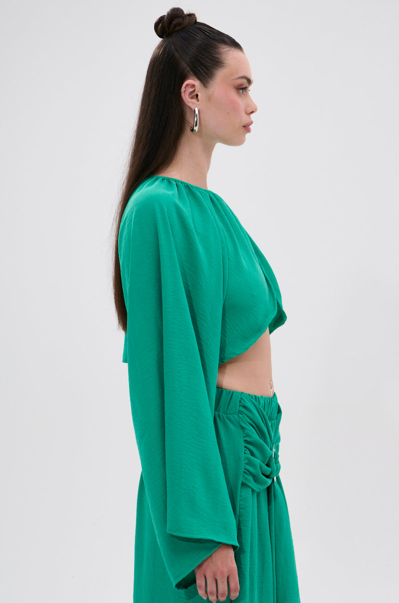 CALL ME LATER CROSSOVER BLOUSE