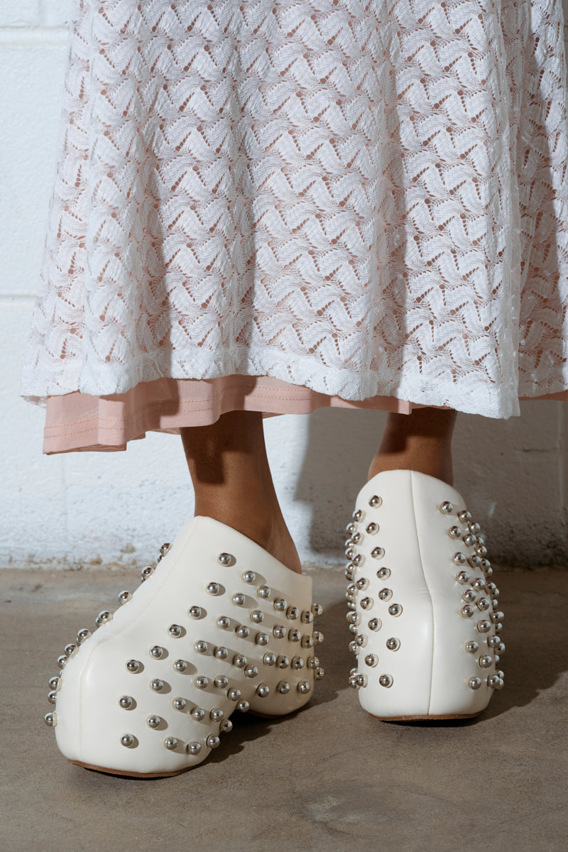 AZALEA WANG ROMESCO BONE CLOG