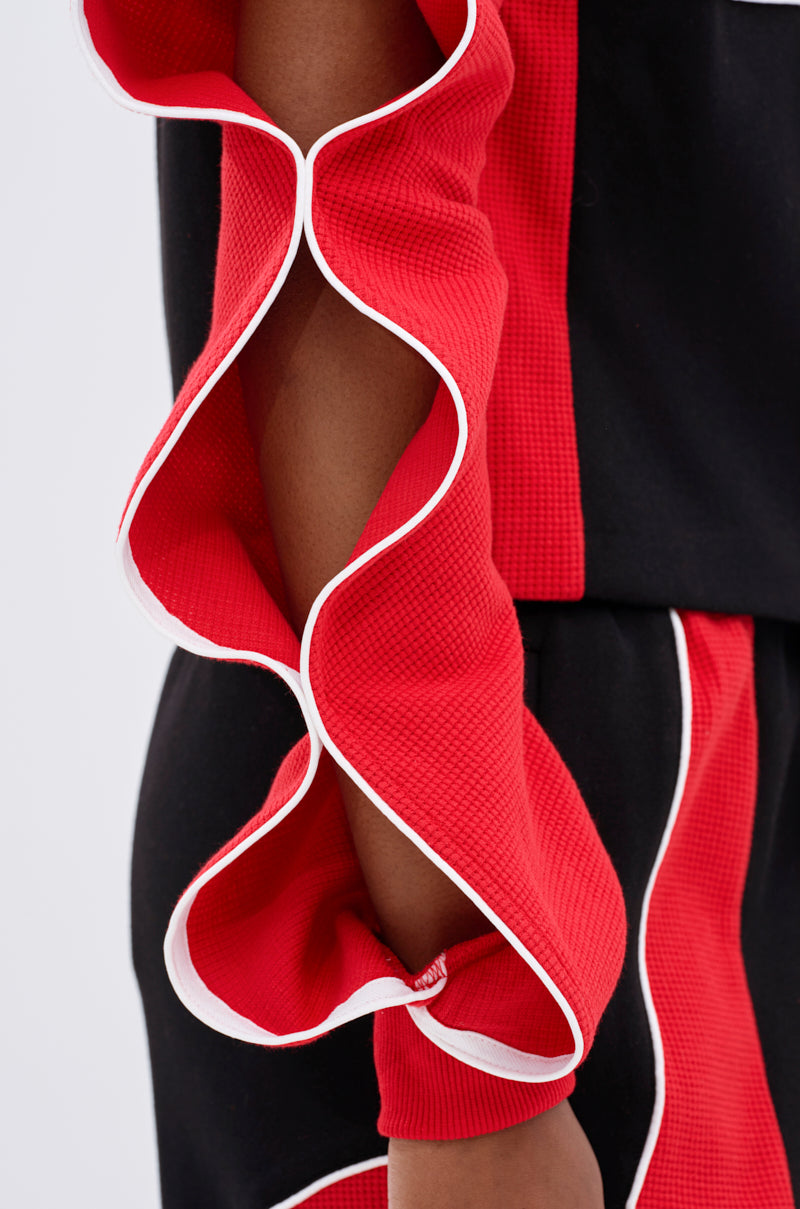 LET IT HAPPEN ZIP UP SWEATSHIRT