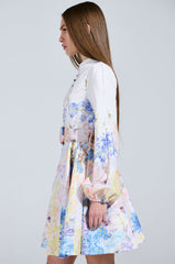 EXPENSIVE TASTE FLORAL MINI DRESS