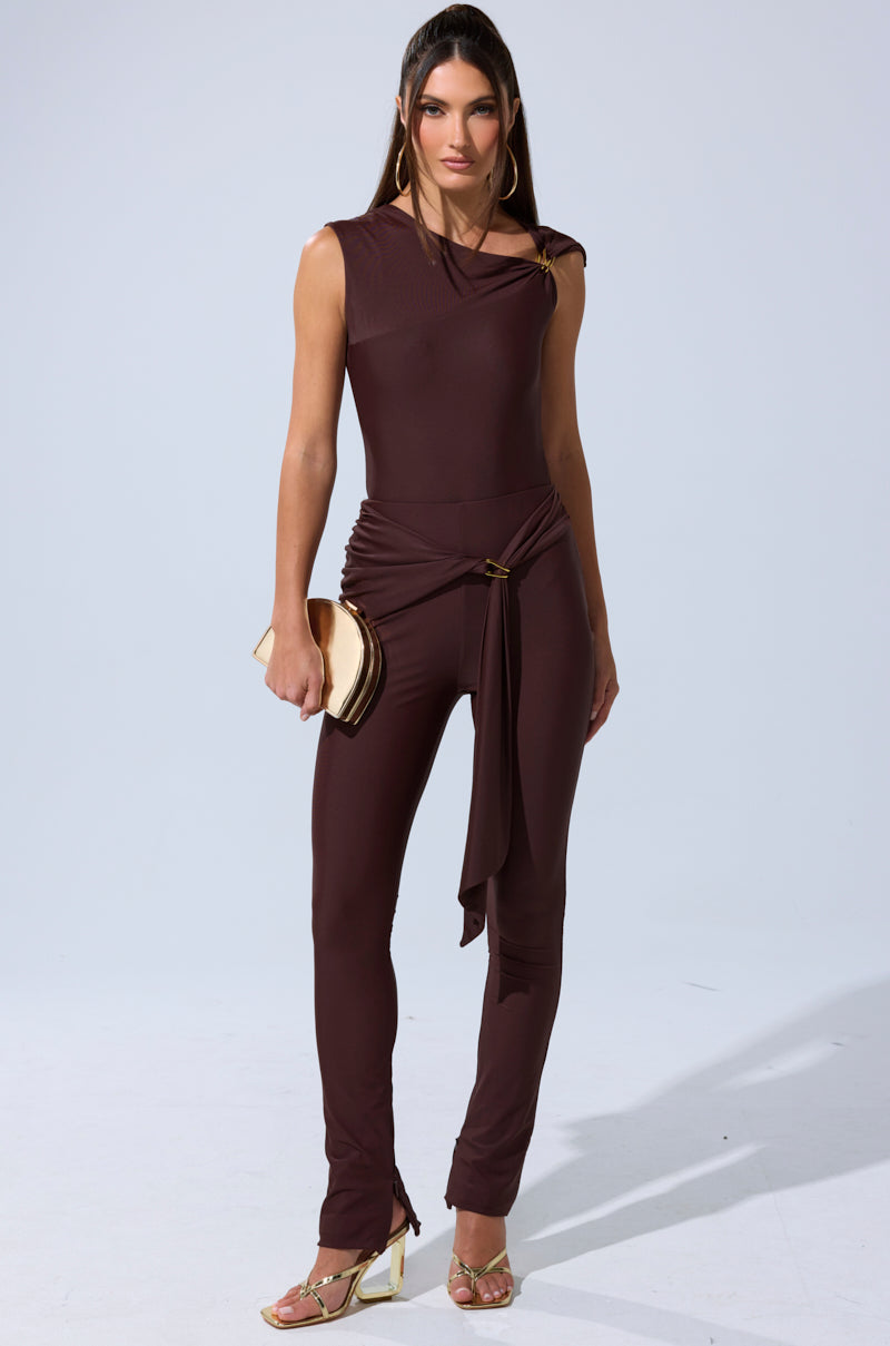 KIMMY SEAMLESS LEGGING IN BROWN