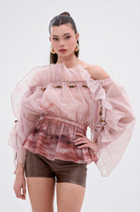 ANYWHERE BUT HERE BLOUSE