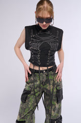 ABLE TO SEE ME STRAPPY TOP