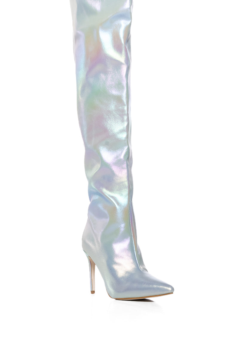 AZALEA WANG MONTY HOLOGRAPHIC BOOT