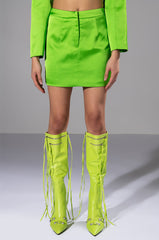 GRATITUDE BLAZER AND MINI SKIRT SET