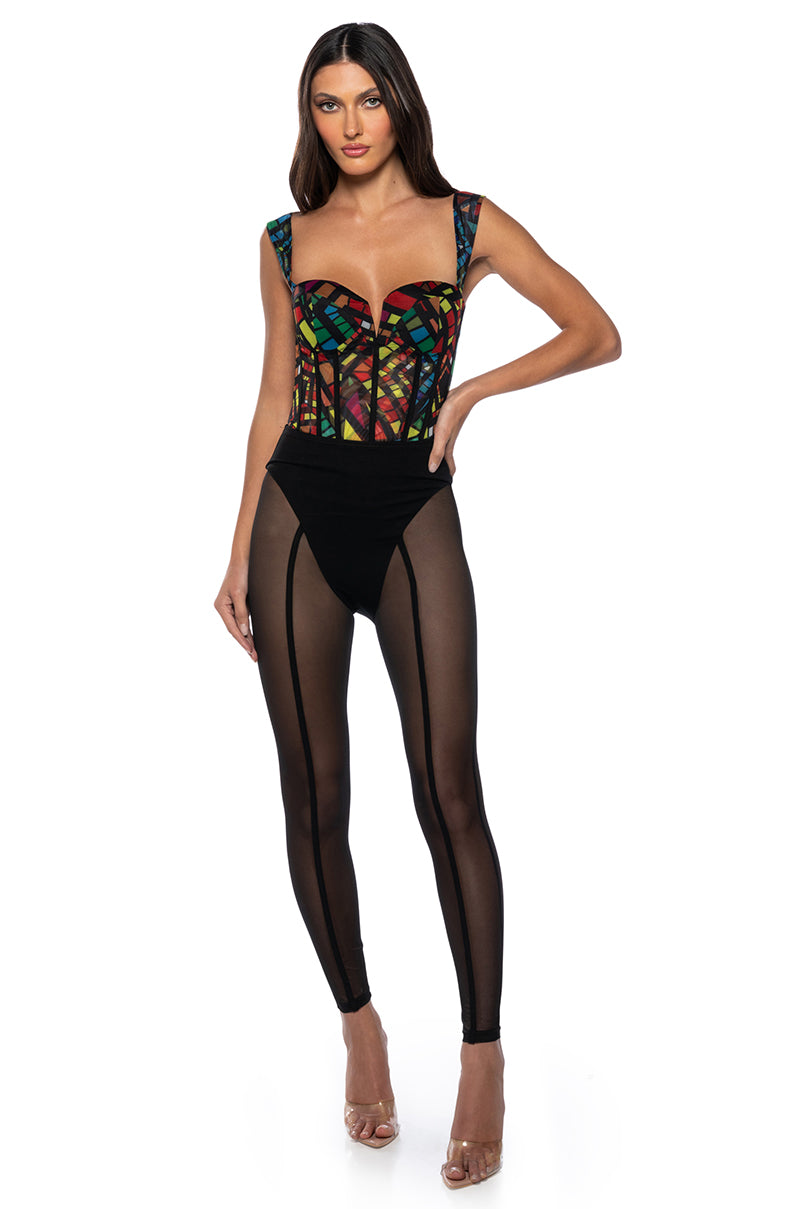 I AM THE VIEW SHEER LEGGING