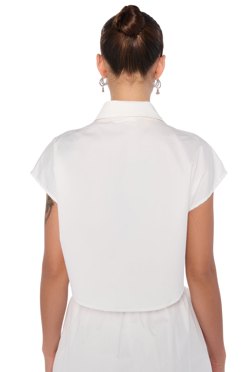 KYLIN POPLIN CARGO BUTTON DOWN