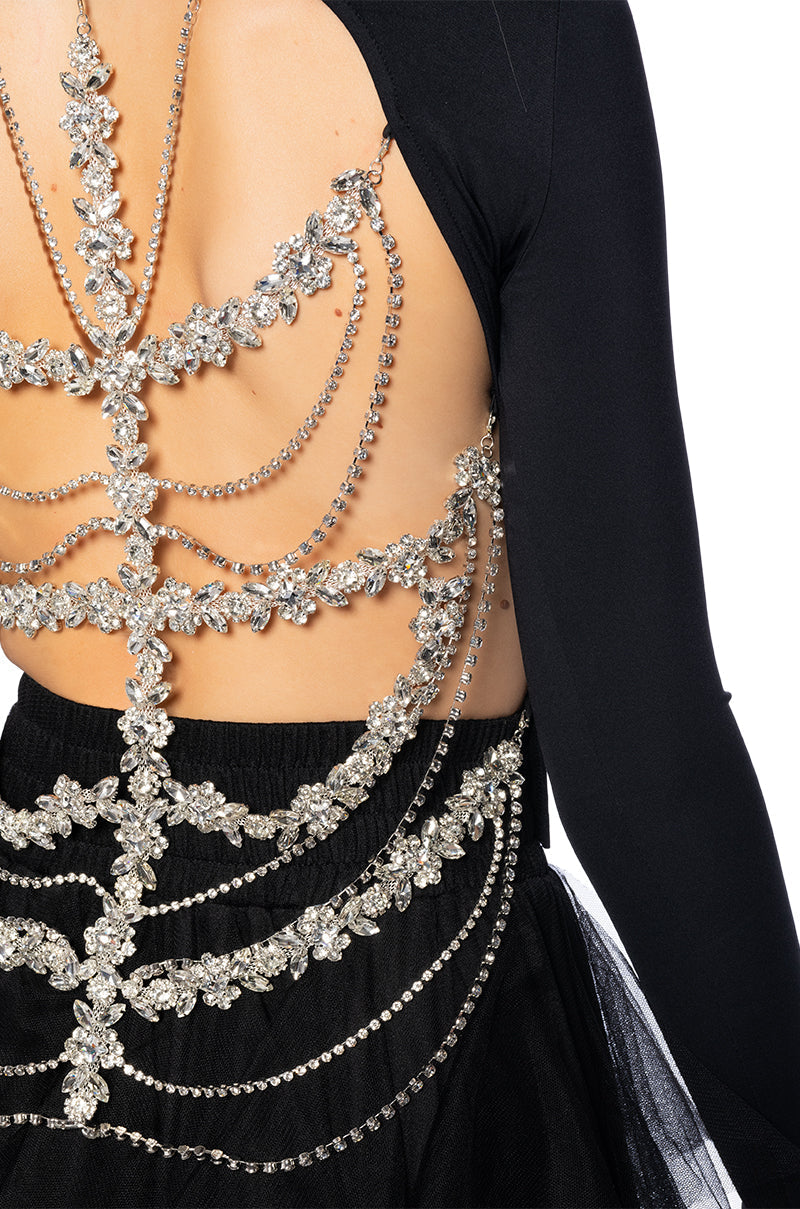 LEXI EMBELLISHED EXPOSED BACK TOP