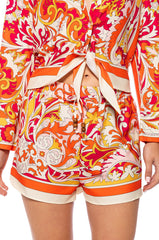 PAISLEY PLEASE TIE FRONT MINI SET