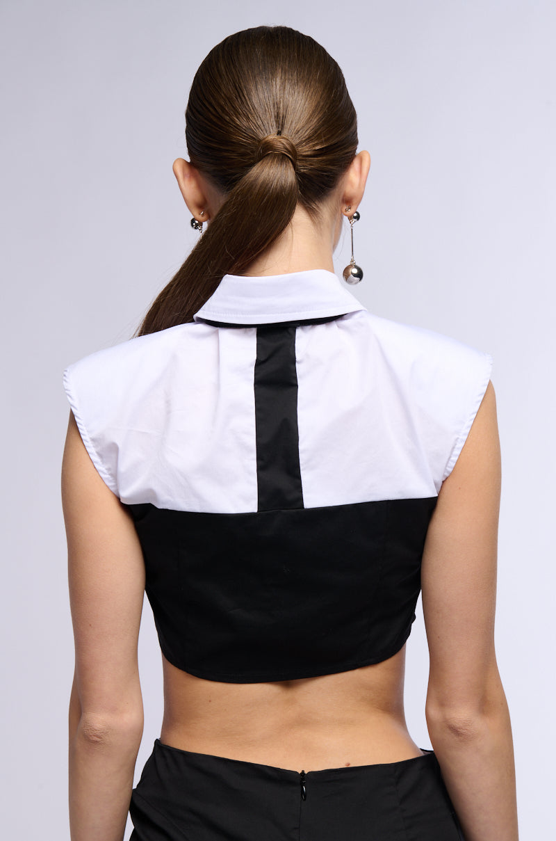 SABRINA TIE DETAIL CORSET BLOUSE