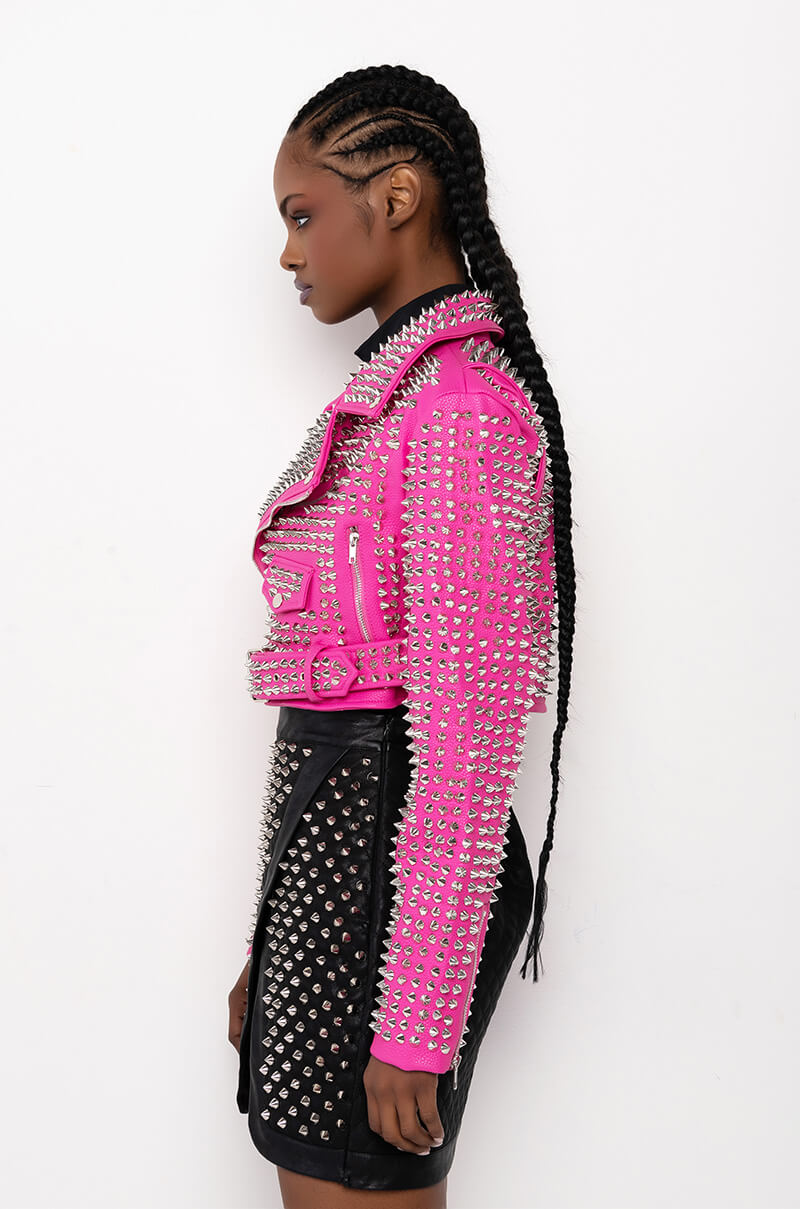 THE GAZETTE 3000 STUD PARTY ROCK MOTO JACKET