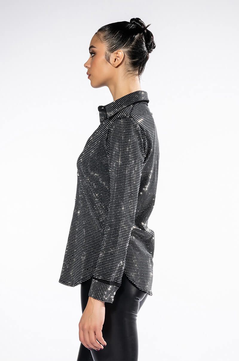 TINY DANCER RHINESTONE BLOUSE