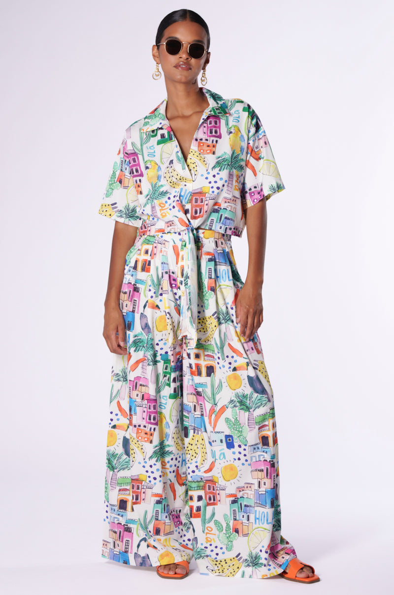 TOO CRAZY FOR YOU BUTTON DOWN TOP